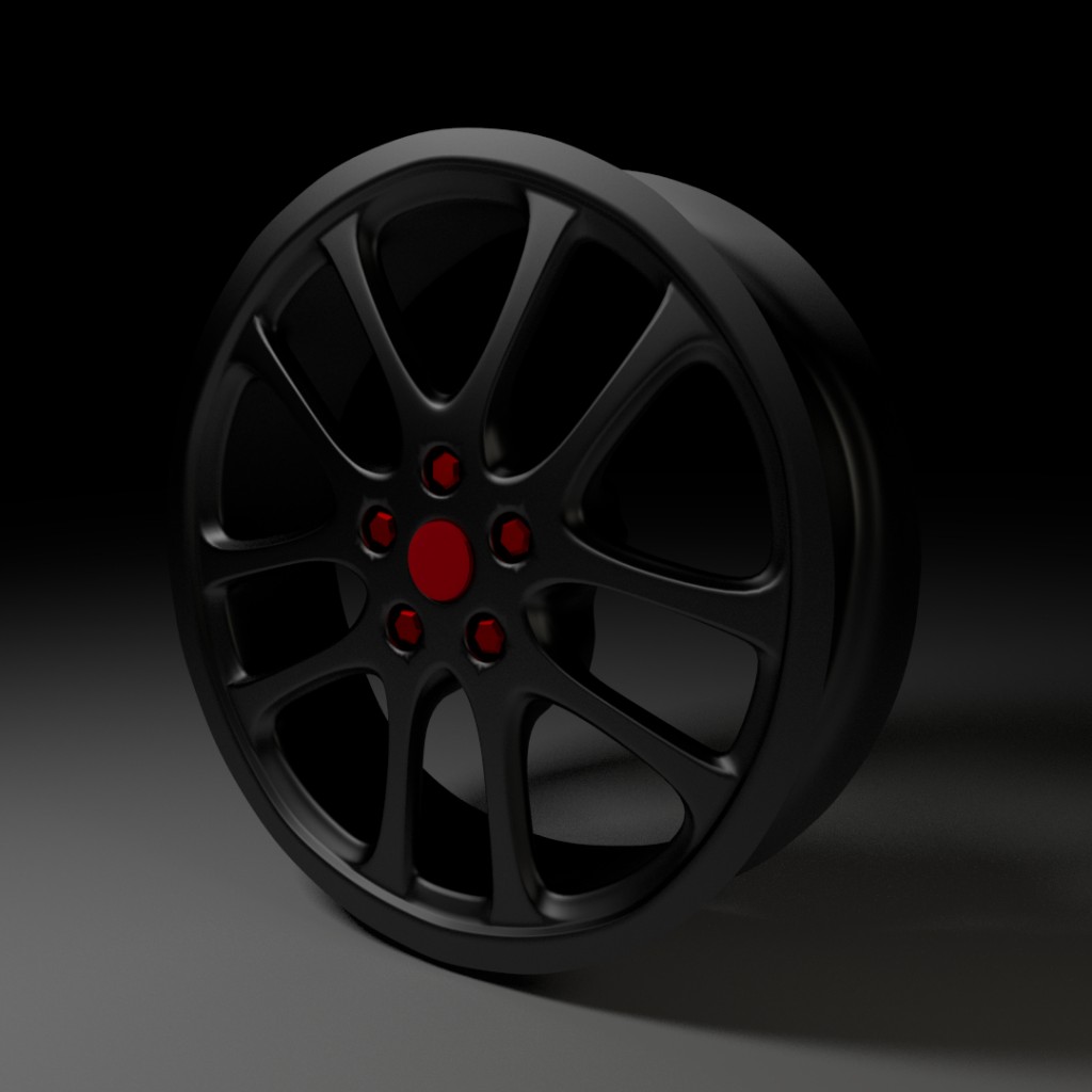 High Poly Wheel 1 preview image 1
